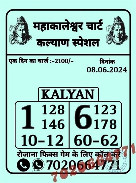 kalyan night kalyan chart|More.